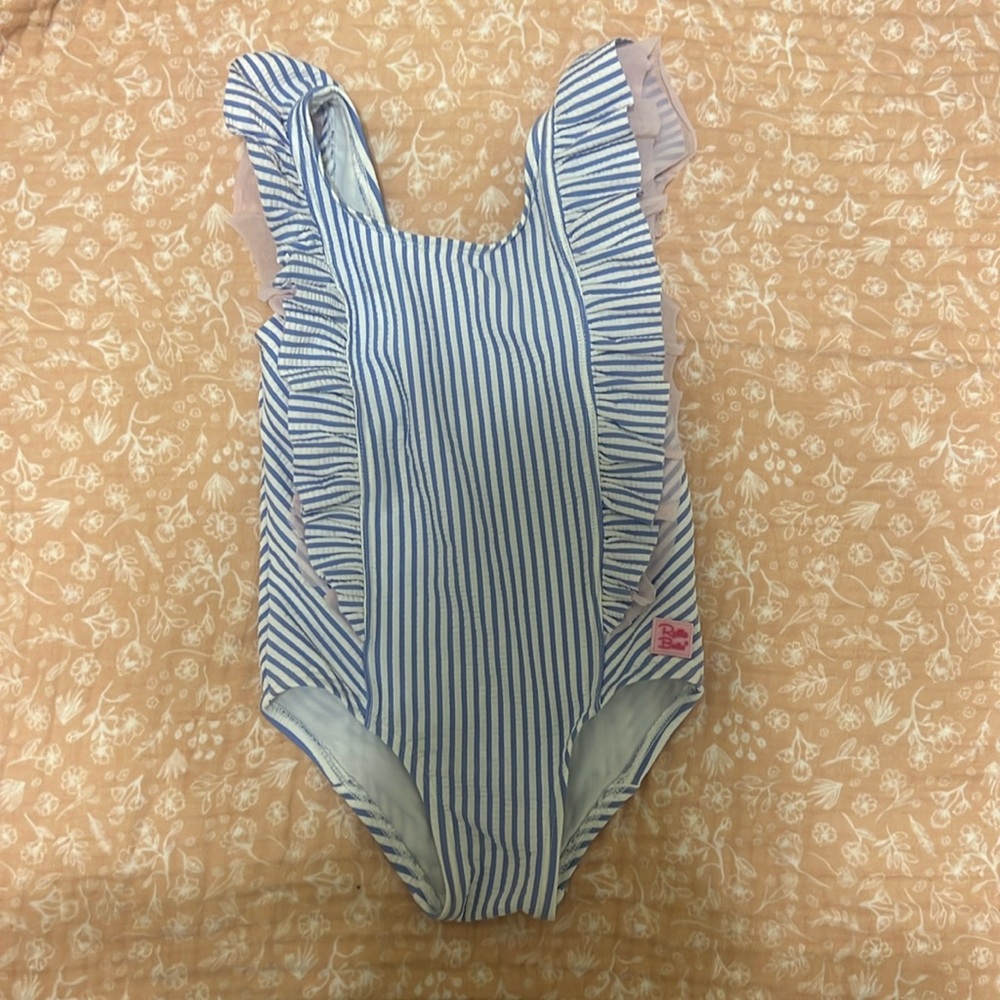 Ruffle butts striped swimsuit size 2T